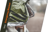 GME Rettungsdecke / Emergency Blanket Oliv-Silber LARGE...