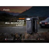 Fenix SW06R Weiße+Rot+Blau+UV Licht LED Cliplampe