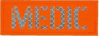 MEDIC Patch Small von TERRA B Neon Orange