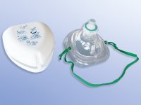 Taschen Beatmungsmaske / Beatmungshilfe mit Ventil