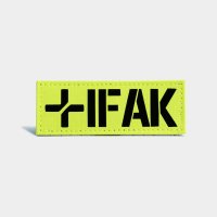IFAK Patch Black Edition von Terra B Neon Yellow