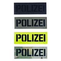 POLIZEI Patch Black Edition different colours Black